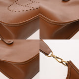 HERMES エルメス エヴリン GM ゴールド 〇Z刻印(1996年頃) ユニセックス クシュベル ショルダーバッグ Bランク 中古 銀蔵