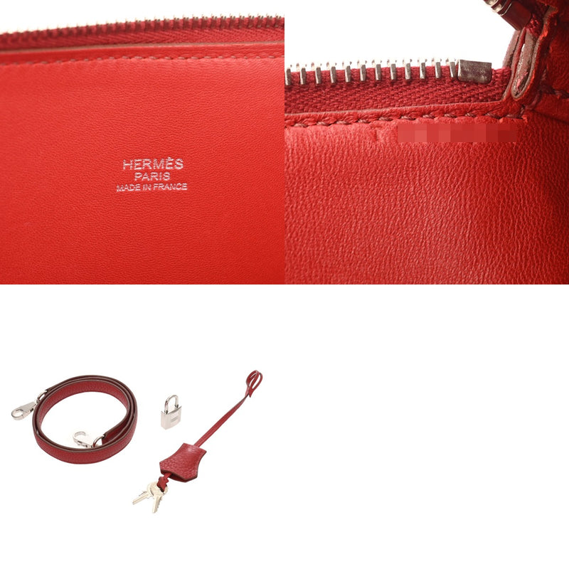 HERMES エルメス ボリード 31 2WAY ルージュカザック T刻印(2015年頃) レディース トリヨンクレマンス ハンドバッグ ABランク 中古 銀蔵