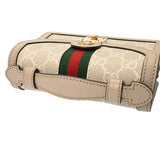 GUCCI グッチ オフディア ミニトップ ハンドルバッグ ライトベージュ 696180 レディース レザー GGスプリーム ハンドバッグ Aランク 中古 銀蔵