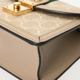 GUCCI グッチ オフディア ミニトップ ハンドルバッグ ライトベージュ 696180 レディース レザー GGスプリーム ハンドバッグ Aランク 中古 銀蔵