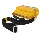 CHRISTIAN DIOR クリスチャンディオール ライダー 2.0 メッセンジャーバッグミニ イエロー 2ESWS034LWH_H20E メンズ レザー ナイロン ショルダーバッグ Aランク 中古 銀蔵