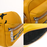 CHRISTIAN DIOR クリスチャンディオール ライダー 2.0 メッセンジャーバッグミニ イエロー 2ESWS034LWH_H20E メンズ レザー ナイロン ショルダーバッグ Aランク 中古 銀蔵