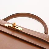 HERMES エルメス ケリー 32 外縫い 2WAY ゴールド 〇Z刻印(1996年頃) レディース クシュベル ハンドバッグ ABランク 中古 銀蔵