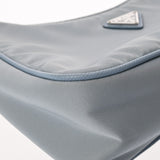 PRADA プラダ Re-Edition 2005 ショルダーバッグ ブルー 1BH204 レディース ナイロン 2WAYバッグ ABランク 中古 銀蔵