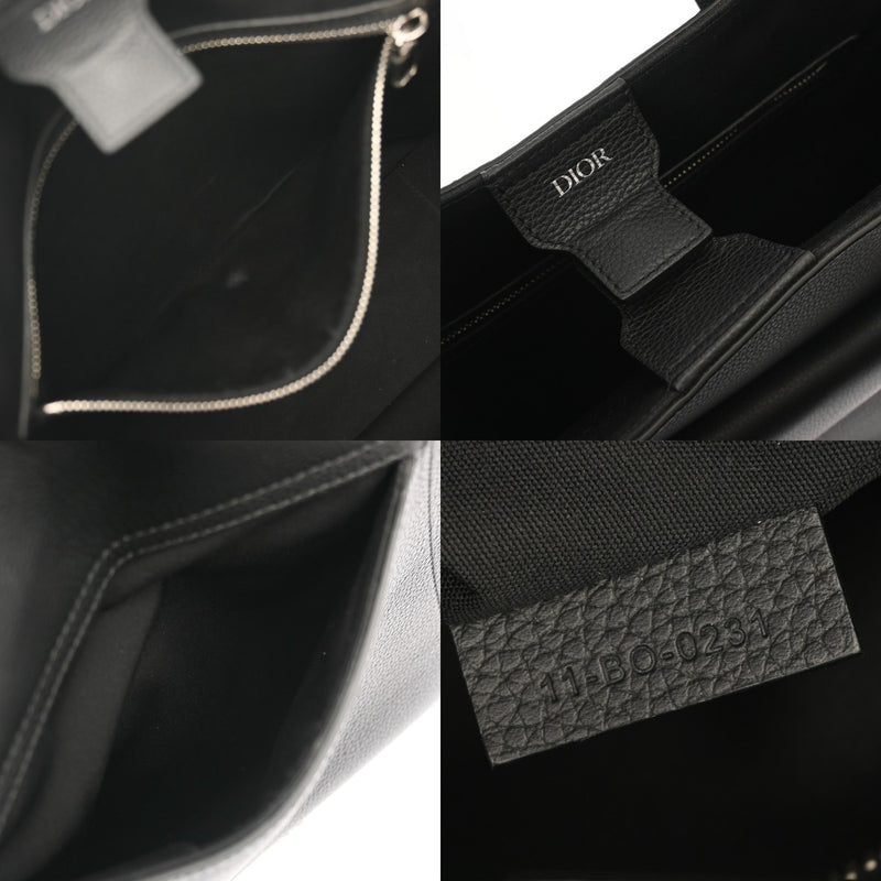 DIOR ディオール トートバッグ ブラック 1ADSH175YMJ レディース レザー トートバッグ ABランク 中古 銀蔵