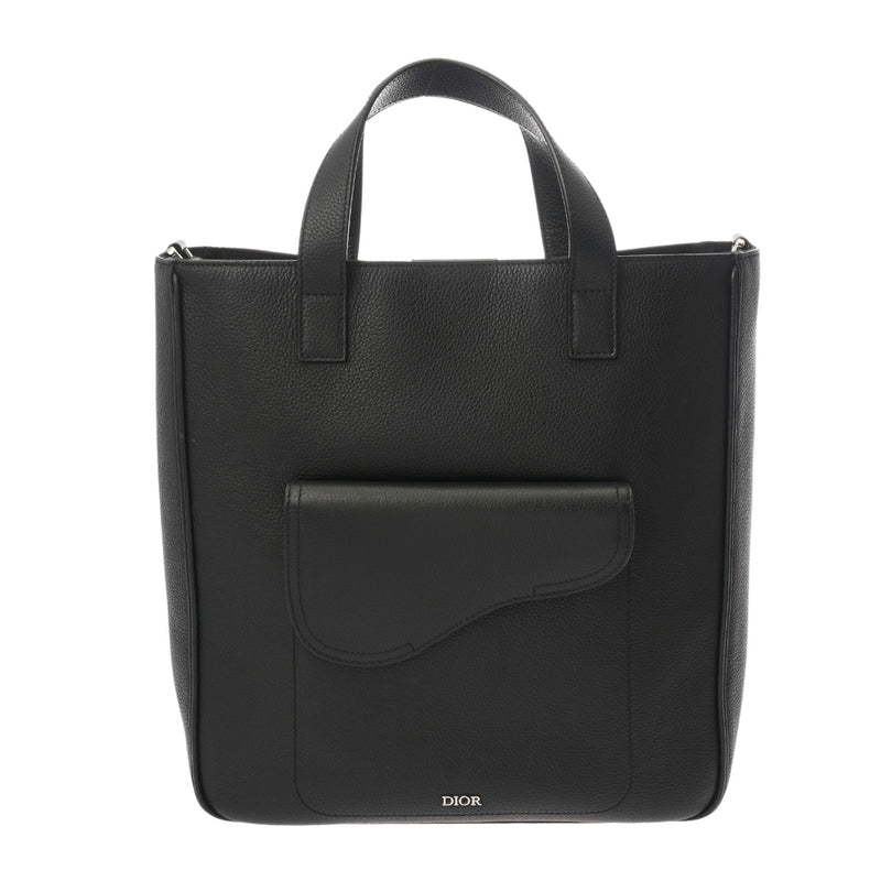 DIOR ディオール トートバッグ ブラック 1ADSH175YMJ レディース レザー トートバッグ ABランク 中古 銀蔵