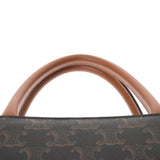 CELINE セリーヌ スモールバーティカルカバ ブラウン 191542BZK.04LU レディース PVC カーフ 2WAYバッグ ABランク 中古 銀蔵