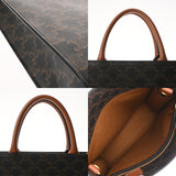 CELINE セリーヌ スモールバーティカルカバ ブラウン 191542BZK.04LU レディース PVC カーフ 2WAYバッグ ABランク 中古 銀蔵