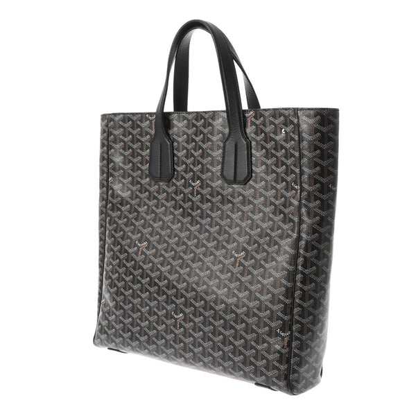 GOYARD ゴヤール サックヴォルテール 2WAY ブラック メンズ PVC レザー トートバッグ ABランク 中古 銀蔵
