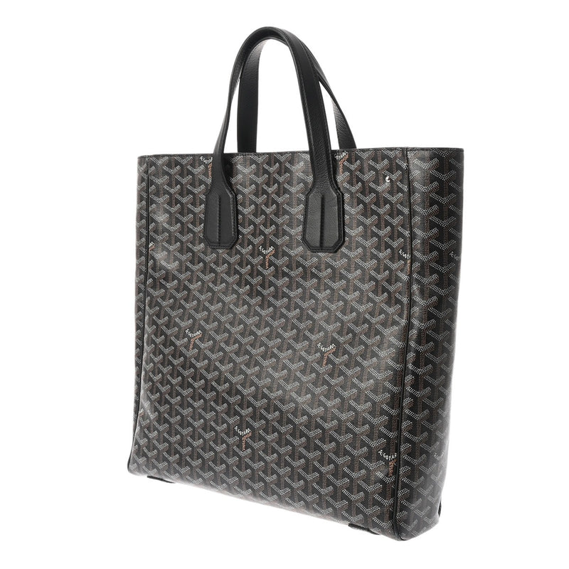 GOYARD ゴヤール サックヴォルテール 2WAY ブラック メンズ PVC レザー トートバッグ ABランク 中古 銀蔵