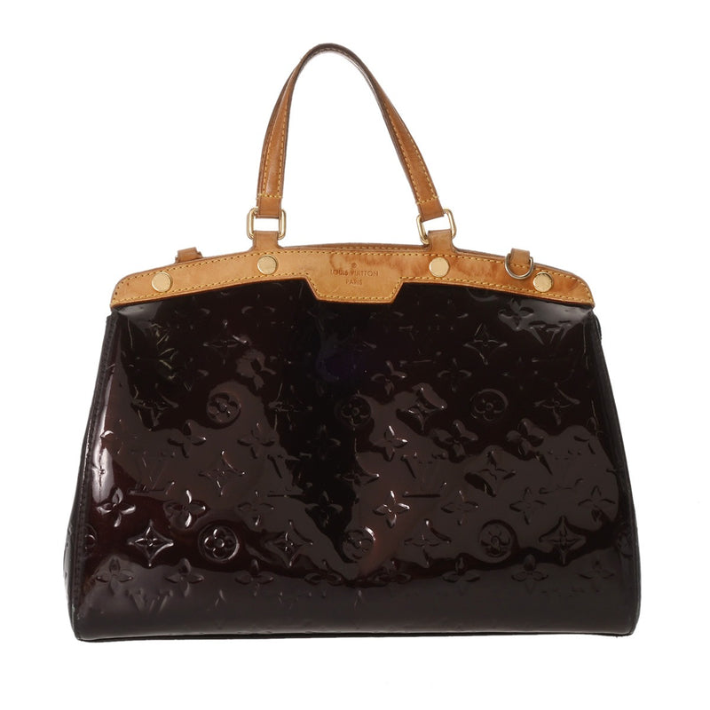 LOUIS VUITTON ルイヴィトン モノグラムヴェルニ ブレア MM アマラント M91619 レディース モノグラムヴェルニ ハンドバッグ Cランク 中古 銀蔵
