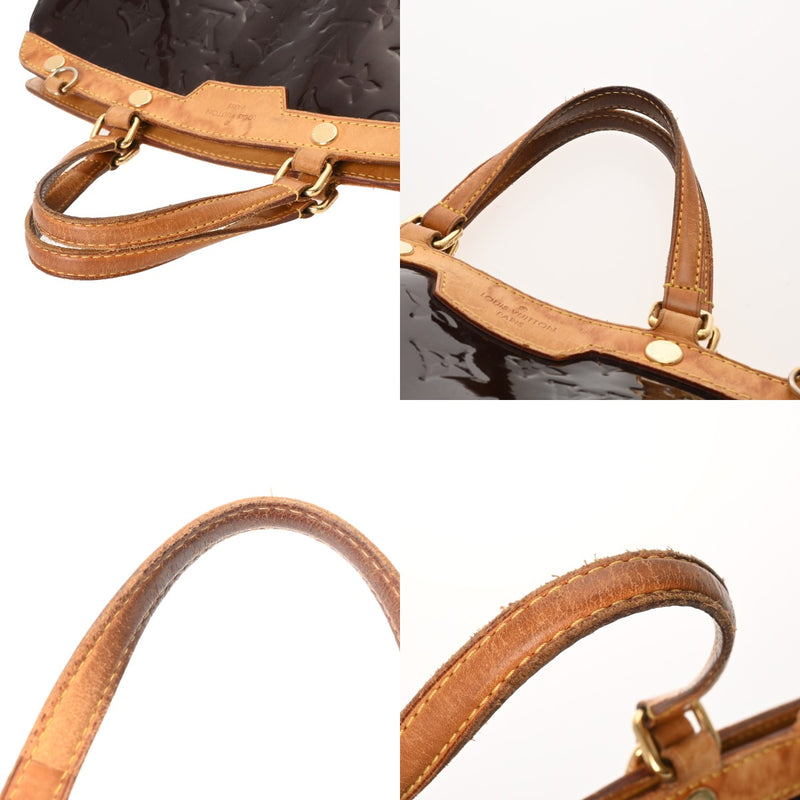 LOUIS VUITTON ルイヴィトン モノグラムヴェルニ ブレア MM アマラント M91619 レディース モノグラムヴェルニ ハンドバッグ Cランク 中古 銀蔵