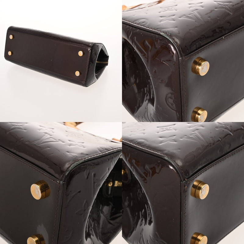 LOUIS VUITTON ルイヴィトン モノグラムヴェルニ ブレア MM アマラント M91619 レディース モノグラムヴェルニ ハンドバッグ Cランク 中古 銀蔵