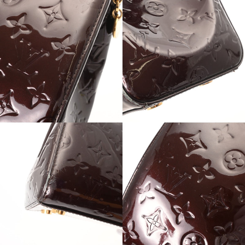 LOUIS VUITTON ルイヴィトン モノグラムヴェルニ ブレア MM アマラント M91619 レディース モノグラムヴェルニ ハンドバッグ Cランク 中古 銀蔵