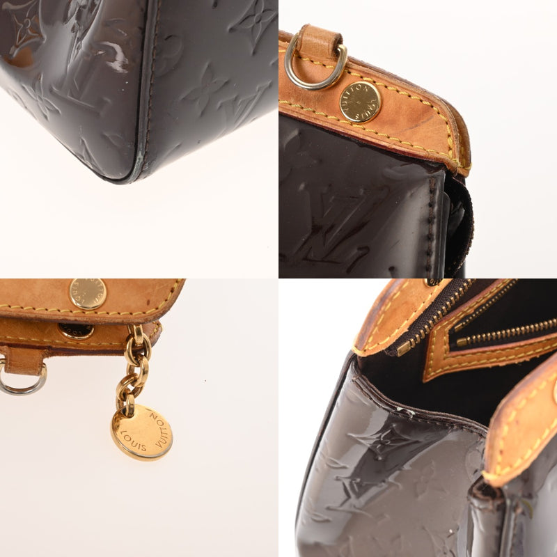 LOUIS VUITTON ルイヴィトン モノグラムヴェルニ ブレア MM アマラント M91619 レディース モノグラムヴェルニ ハンドバッグ Cランク 中古 銀蔵