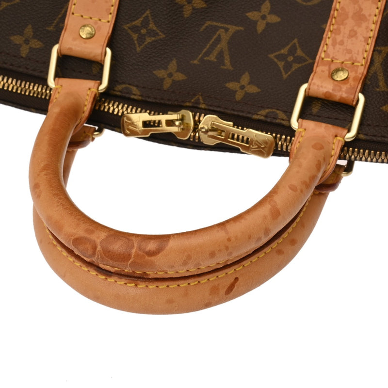 LOUIS VUITTON ルイヴィトン モノグラム キーポル バンドリエール 55 ブラウン M41414 ユニセックス モノグラムキャンバス ボストンバッグ Bランク 中古 銀蔵