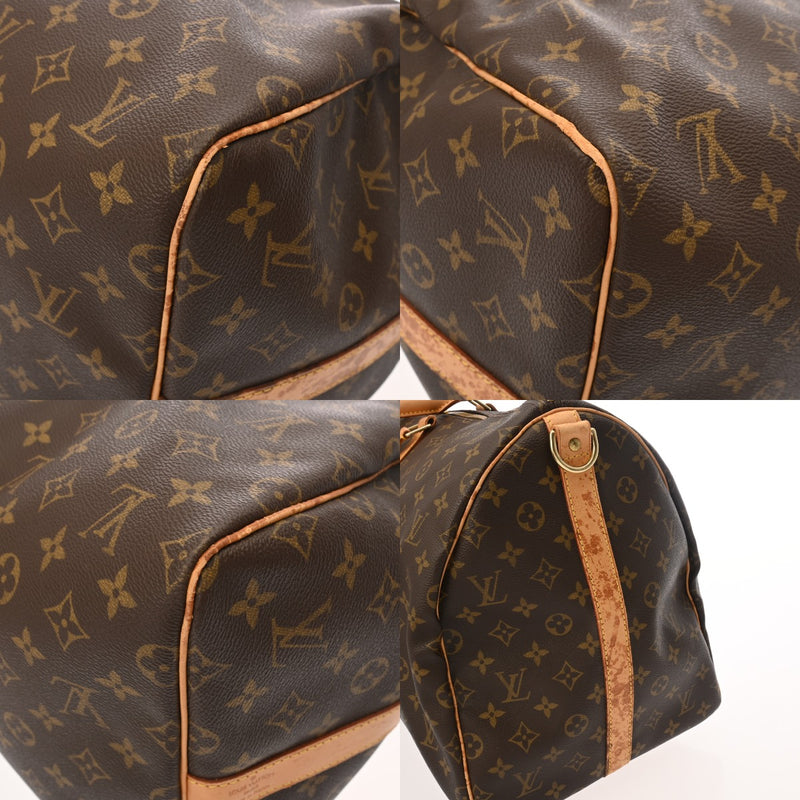 LOUIS VUITTON ルイヴィトン モノグラム キーポル バンドリエール 55 ブラウン M41414 ユニセックス モノグラムキャンバス ボストンバッグ Bランク 中古 銀蔵