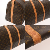 LOUIS VUITTON ルイヴィトン モノグラム キーポル バンドリエール 55 ブラウン M41414 ユニセックス モノグラムキャンバス ボストンバッグ Bランク 中古 銀蔵