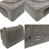 CHANEL シャネル マトラッセ チェーンショルダー 30 グレー A58600 レディース キャビアスキン ショルダーバッグ Bランク 中古 銀蔵