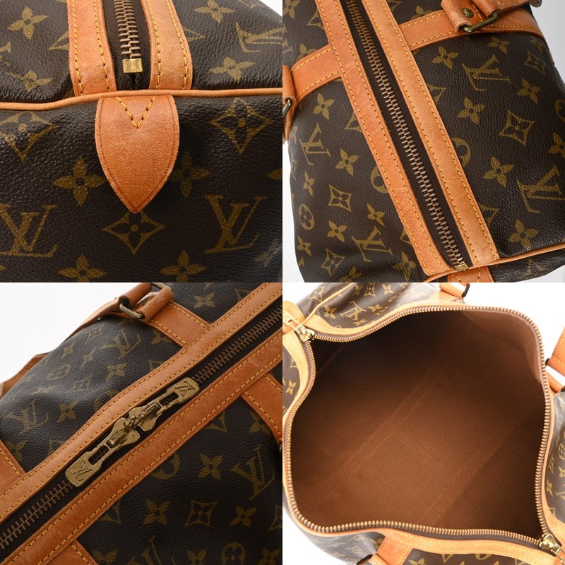 LOUIS VUITTON ルイヴィトン モノグラム サックスープル 45 ブラウン M41624 ユニセックス モノグラムキャンバス ボストンバッグ Bランク 中古 銀蔵