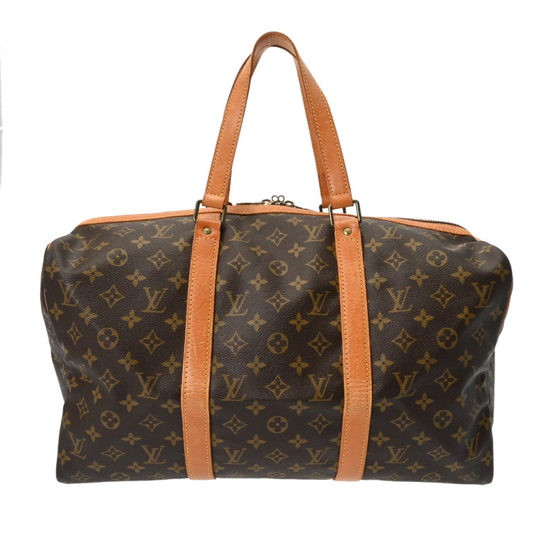 LOUIS VUITTON ルイヴィトン モノグラム サックスープル 45 ブラウン M41624 ユニセックス モノグラムキャンバス ボストンバッグ Bランク 中古 銀蔵