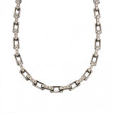 LOUIS VUITTON ルイヴィトン ネックレス・チェーン モノグラム シルバー金具 M00307 メンズ メタル ネックレス ABランク 中古 銀蔵