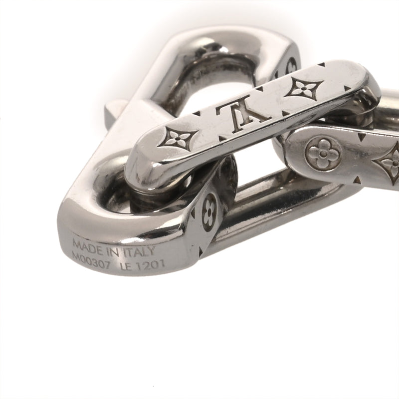 LOUIS VUITTON ルイヴィトン ネックレス・チェーン モノグラム シルバー金具 M00307 メンズ メタル ネックレス ABランク 中古 銀蔵