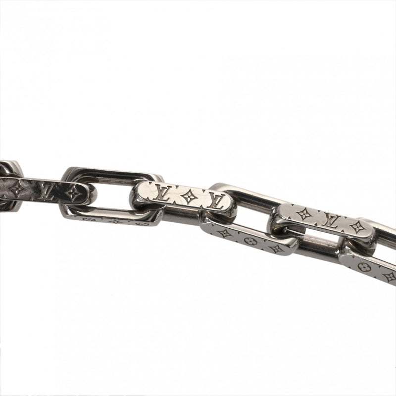 LOUIS VUITTON ルイヴィトン ネックレス・チェーン モノグラム シルバー金具 M00307 メンズ メタル ネックレス ABランク 中古 銀蔵