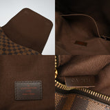 LOUIS VUITTON ルイヴィトン ダミエ ブルックリン MM ブラウン N51211 ユニセックス ダミエキャンバス ショルダーバッグ Bランク 中古 銀蔵