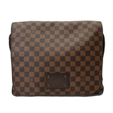 LOUIS VUITTON ルイヴィトン ダミエ ブルックリン MM ブラウン N51211 ユニセックス ダミエキャンバス ショルダーバッグ Bランク 中古 銀蔵