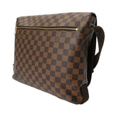 LOUIS VUITTON ルイヴィトン ダミエ ブルックリン MM ブラウン N51211 ユニセックス ダミエキャンバス ショルダーバッグ Bランク 中古 銀蔵