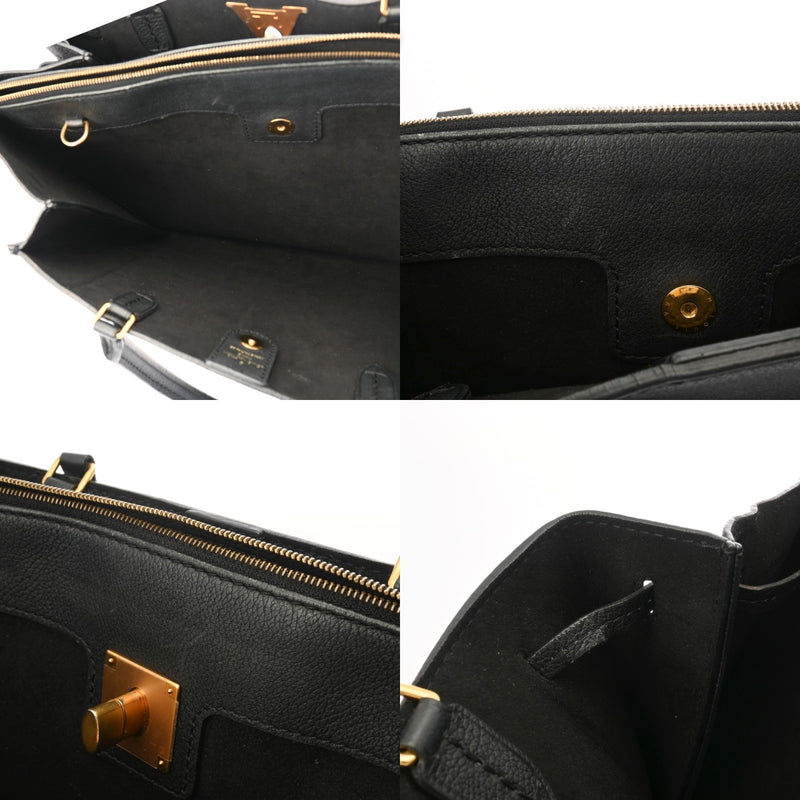 LOUIS VUITTON ルイヴィトン ロックミート ノワール M54569 レディース カーフ ハンドバッグ Bランク 中古 銀蔵