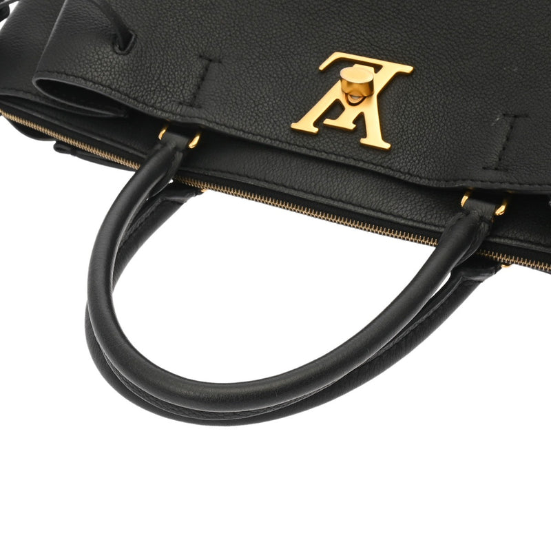 LOUIS VUITTON ルイヴィトン ロックミート ノワール M54569 レディース カーフ ハンドバッグ Bランク 中古 銀蔵