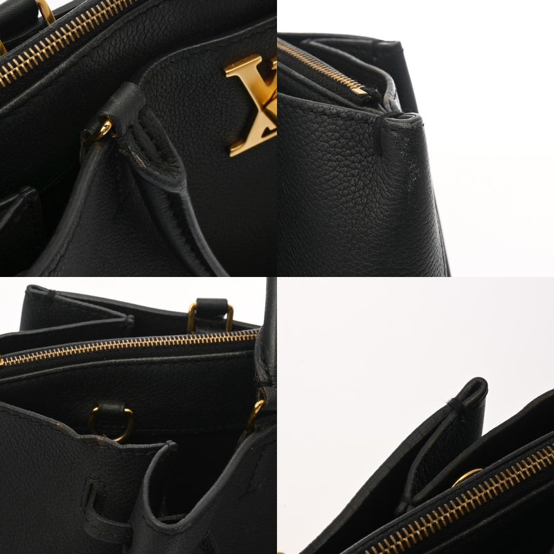 LOUIS VUITTON ルイヴィトン ロックミート ノワール M54569 レディース カーフ ハンドバッグ Bランク 中古 銀蔵