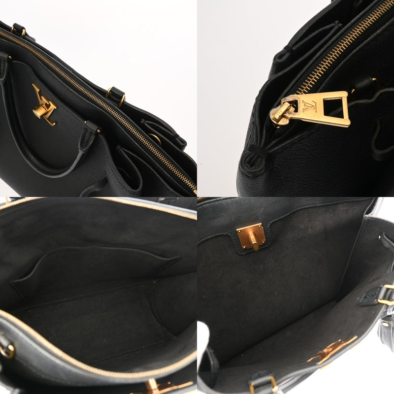 LOUIS VUITTON ルイヴィトン ロックミート ノワール M54569 レディース カーフ ハンドバッグ Bランク 中古 銀蔵