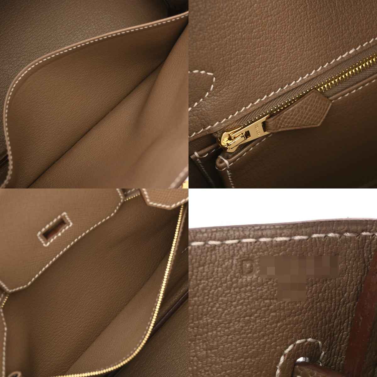 HERMES エルメス バーキン 30 エトゥープ D刻印(2019年頃) レディース