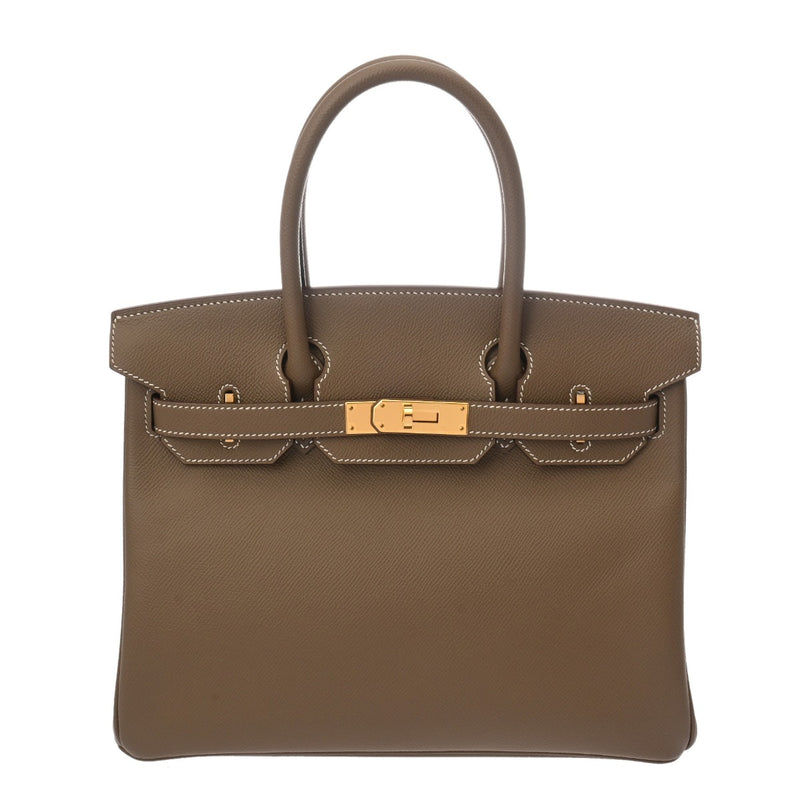 HERMES エルメス バーキン 30 エトゥープ D刻印(2019年頃) レディース