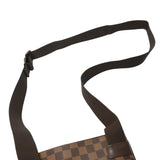 LOUIS VUITTON ルイヴィトン ダミエ ポシェット メルヴィール ブラウン N51127 レディース ダミエキャンバス ショルダーバッグ Bランク 中古 銀蔵