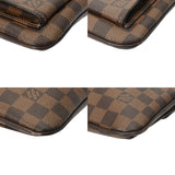 LOUIS VUITTON ルイヴィトン ダミエ ポシェット メルヴィール ブラウン N51127 レディース ダミエキャンバス ショルダーバッグ Bランク 中古 銀蔵