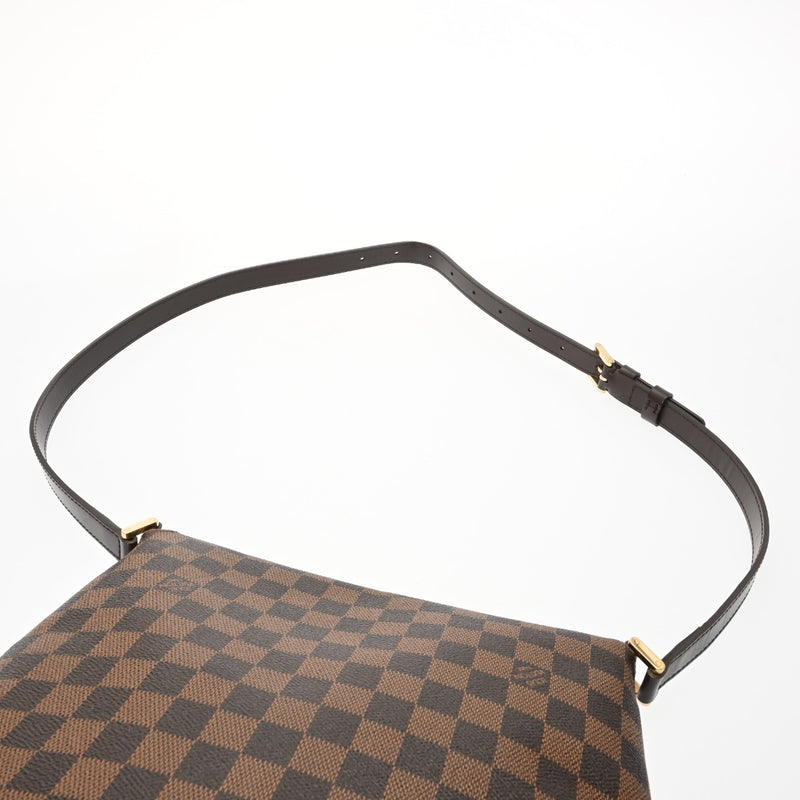 LOUIS VUITTON ルイヴィトン ダミエ ミュゼット ブラウン N51302 レディース ダミエキャンバス ショルダーバッグ ABランク 中古 銀蔵