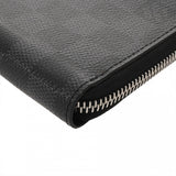LOUIS VUITTON ルイヴィトン ダミエグラフィット ジッピーウォレット ヴェルティカル ブラック/グレー N63095 メンズ ダミエグラフィットキャンバス 長財布 Aランク 中古 銀蔵