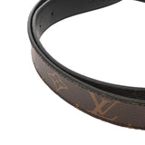 LOUIS VUITTON ルイヴィトン モノグラム サンチュール イニシャルLV サイズ80 ブラウン M9453W メンズ モノグラムキャンバス ベルト ABランク 中古 銀蔵