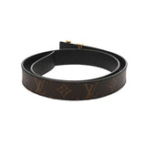 LOUIS VUITTON ルイヴィトン モノグラム サンチュール イニシャルLV サイズ80 ブラウン M9453W メンズ モノグラムキャンバス ベルト ABランク 中古 銀蔵