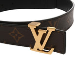 LOUIS VUITTON ルイヴィトン モノグラム サンチュール イニシャルLV サイズ80 ブラウン M9453W メンズ モノグラムキャンバス ベルト ABランク 中古 銀蔵