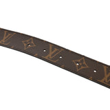 LOUIS VUITTON ルイヴィトン モノグラム サンチュール イニシャルLV サイズ80 ブラウン M9453W メンズ モノグラムキャンバス ベルト ABランク 中古 銀蔵