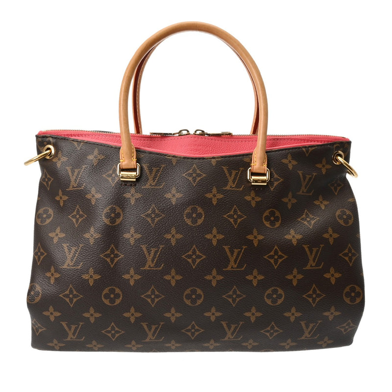LOUIS VUITTON ルイヴィトン モノグラム パラス ローズリッチ M41147 レディース モノグラムキャンバス 2WAYバッグ Bランク 中古 銀蔵