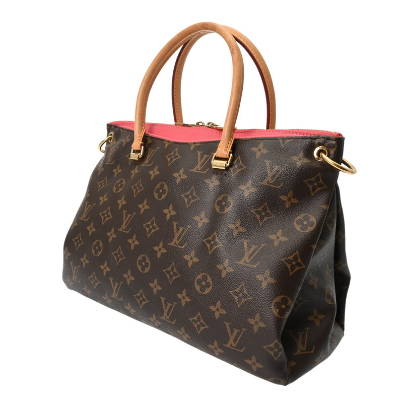 LOUIS VUITTON ルイヴィトン モノグラム パラス ローズリッチ M41147 レディース モノグラムキャンバス 2WAYバッグ Bランク 中古 銀蔵