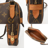 LOUIS VUITTON ルイヴィトン モノグラム マルリー バンドリエール ブラウン M51828 レディース モノグラムキャンバス ショルダーバッグ Bランク 中古 銀蔵