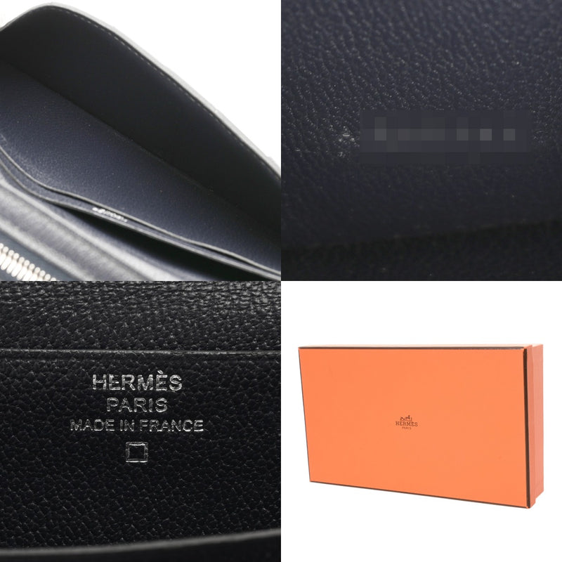 HERMES エルメス ベアンスフレ ブルーバルティック A刻印(2017年頃) レディース アリゲーターマット 長財布 Bランク 中古 銀蔵
