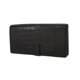 HERMES エルメス ベアンスフレ ブルーバルティック A刻印(2017年頃) レディース アリゲーターマット 長財布 Bランク 中古 銀蔵